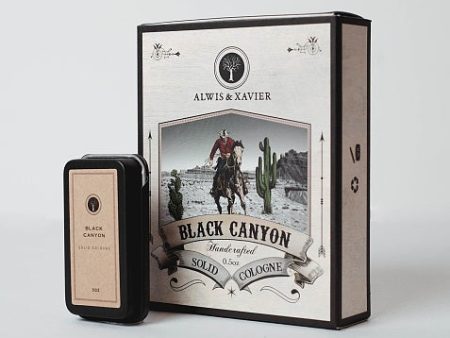 Alwis and Xavier Black Canyon Solid Cologne 黑色峽谷古龍水香膏 Discount