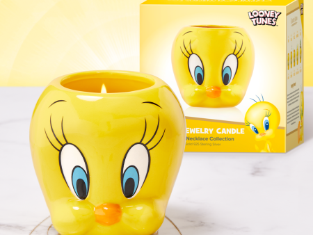 Looney Tunes Tweety Bird Candle - 925 Sterling Silver Tweety Bird Necklace Collection Supply