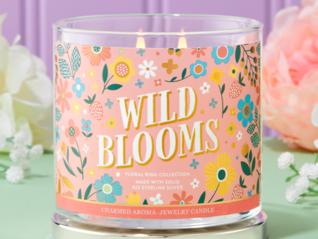 Wild Blooms Candle - 925 Sterling Silver Floral Ring Collection For Discount