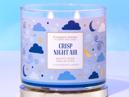 Crisp Night Air Candle - Dainty Ring Collection For Sale