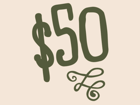 $50 Gift Card Online Hot Sale