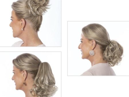 3-PC Hairpiece Kit by Toni Brattin | Heat Friendly Synthetic on Sale