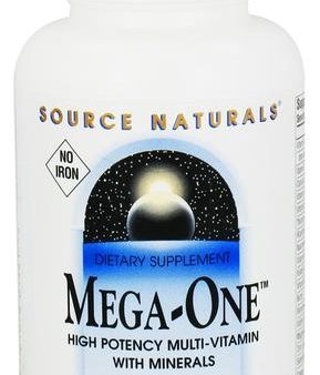 SOURCE NATURALS - Mega-One Multiple  Iron-Free - 60 Tablets Supply