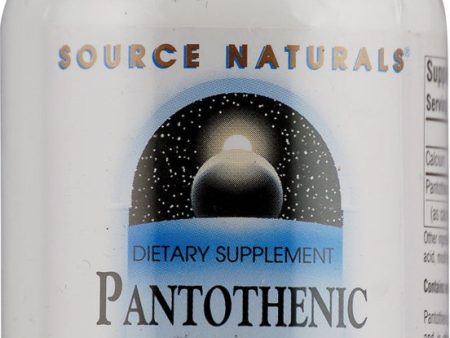 SOURCE NATURALS - Pantothenic Acid 250 mg - 100 Tablets Fashion