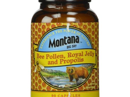 MONTANA - Bee Pollen, Royal Jelly and Propolis - 90 Capsules For Sale