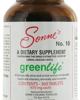 SONNE S - No. 10 Green Life - 360 Tablets Fashion